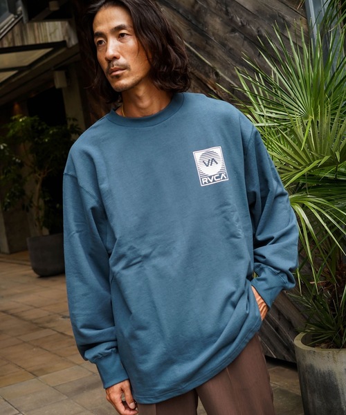 RVCA(ルーカ)の「RVCA メンズ BLINDER LT ロンT 【2025年秋冬モデル】/ルーカバックプリント長袖ロンT(Tシャツ/カットソー・メンズ・オフホワイト/ブラック/ブルー系その他/ベージュ・SMALL/MEDIUM/LARGE/X-LARGE)」の16枚目の写真