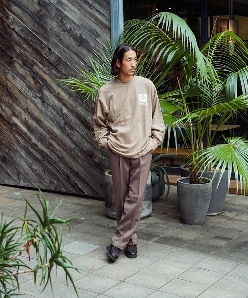 RVCA(ルーカ)の「RVCA メンズ BLINDER LT ロンT 【2025年秋冬モデル】/ルーカバックプリント長袖ロンT(Tシャツ/カットソー・メンズ・オフホワイト/ブラック/ブルー系その他/ベージュ・SMALL/MEDIUM/LARGE/X-LARGE)」の8枚目の写真