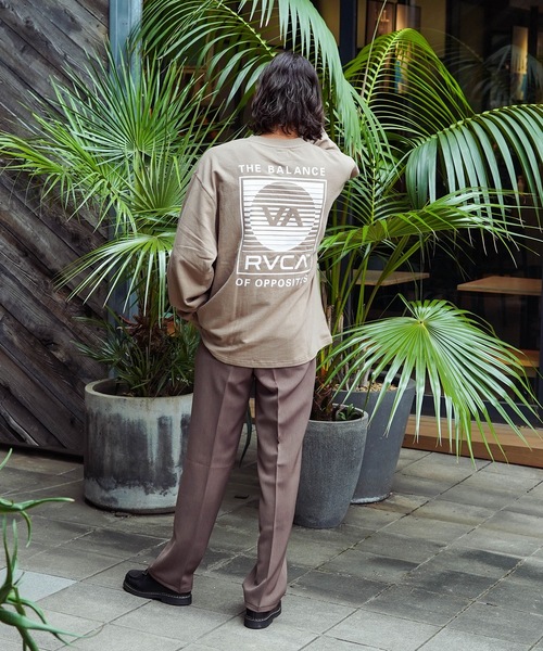 RVCA(ルーカ)の「RVCA メンズ BLINDER LT ロンT 【2025年秋冬モデル】/ルーカバックプリント長袖ロンT(Tシャツ/カットソー・メンズ・オフホワイト/ブラック/ブルー系その他/ベージュ・SMALL/MEDIUM/LARGE/X-LARGE)」の9枚目の写真