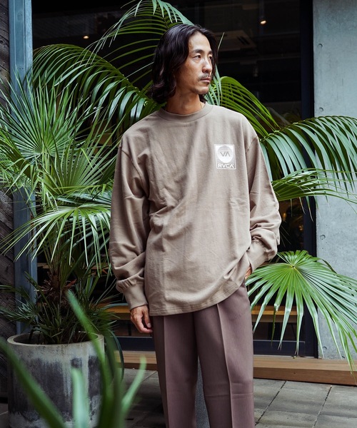 RVCA(ルーカ)の「RVCA メンズ BLINDER LT ロンT 【2025年秋冬モデル】/ルーカバックプリント長袖ロンT(Tシャツ/カットソー・メンズ・オフホワイト/ブラック/ブルー系その他/ベージュ・SMALL/MEDIUM/LARGE/X-LARGE)」の10枚目の写真