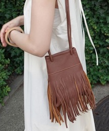 CORNERS | フェイクレザーフリンジショルダーバッグ(ショルダーバッグ)