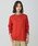 J.PRESS Ladies�iJ.�v���X ���f�B�X�j�́uWORETED WOOL BLEND �N���[�l�b�N �j�b�g�i�j�b�g/�Z�[�^�[�j�v�b�I�����W�n