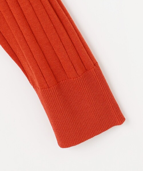 J.PRESS Ladies(J.プレス レディス)の「WORETED WOOL BLEND クルーネック ニット(ニット/セーター・レディース・ライトグレー系/オレンジ系/パイングリーン系/ネイビー系・SMALL)」の21枚目の写真
