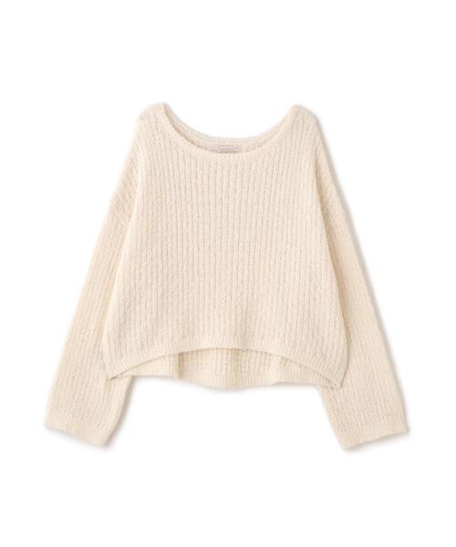 PROPORTION BODY DRESSING（プロポーションボディドレッシング）の「フィルムモール短丈ニット / 1215270920（ニット/セーター・レディース・ベージュ/ピンク/ホワイト系その他・FREE）」の4枚目の写真