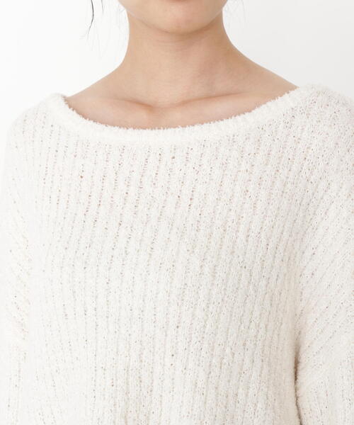 PROPORTION BODY DRESSING（プロポーションボディドレッシング）の「フィルムモール短丈ニット / 1215270920（ニット/セーター・レディース・ベージュ/ピンク/ホワイト系その他・FREE）」の18枚目の写真