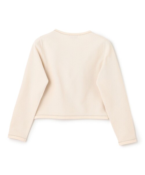 TOCCA（トッカ）の「NIGHT GROOVE ニットジャケット（カーディガン/ボレロ・レディース・ブラック系/アイボリー系・MEDIUM/SMALL）」の5枚目の写真