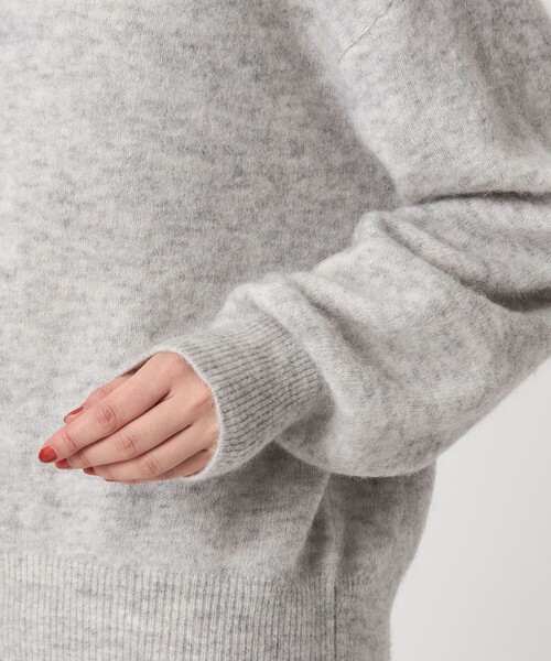 セール】アルパカブレンド クルーネック カーディガン（カーディガン