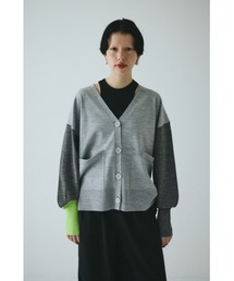 Bicolor knit cardigan　　バイカラーニットカーディガン