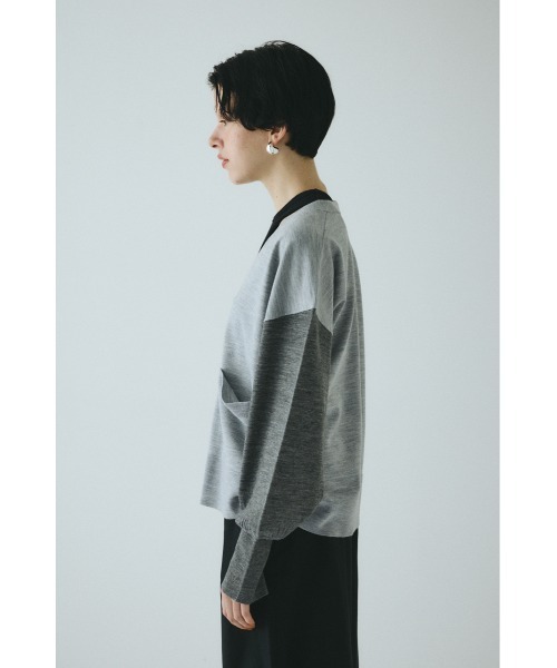 HeRIN.CYE(ヘリンドットサイ)の「Bicolor knit cardigan バイカラーニットカーディガン(カーディガン/ボレロ・レディース・ピンク系その他/ブルー系その他3/グレー系その他・FREE)」の21枚目の写真