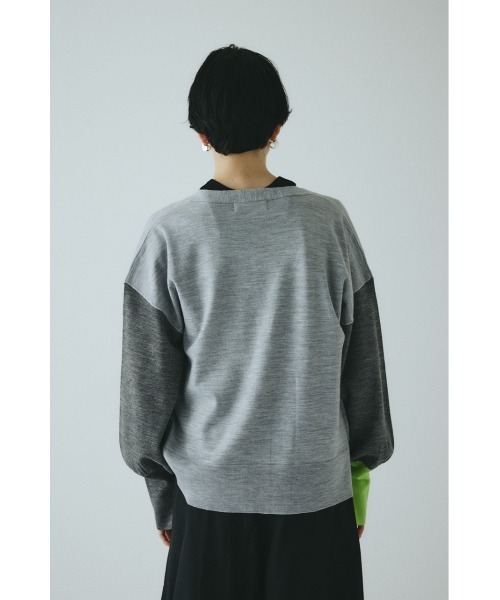 HeRIN.CYE(ヘリンドットサイ)の「Bicolor knit cardigan バイカラーニットカーディガン(カーディガン/ボレロ・レディース・ピンク系その他/ブルー系その他3/グレー系その他・FREE)」の20枚目の写真