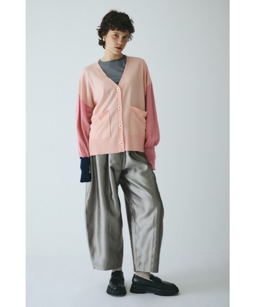 HeRIN.CYE(ヘリンドットサイ)の「Bicolor knit cardigan バイカラーニットカーディガン(カーディガン/ボレロ・レディース・ピンク系その他/ブルー系その他3/グレー系その他・FREE)」の6枚目の写真