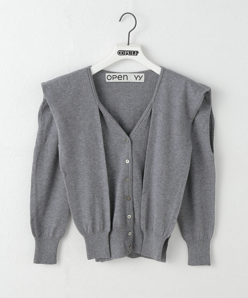 OPEN YY オープンワイワイ ウールカーディガン OPEN YY ニットセーター