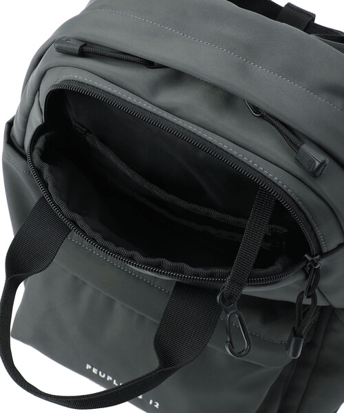 DANTON（ダントン）の「KIDS' POLYESTER TWILL BACKPACK〈PEUPLIERS 12〉（バックパック/リュック・キッズ・ブラウン系その他/グレー/ブラック・-）」の11枚目の写真