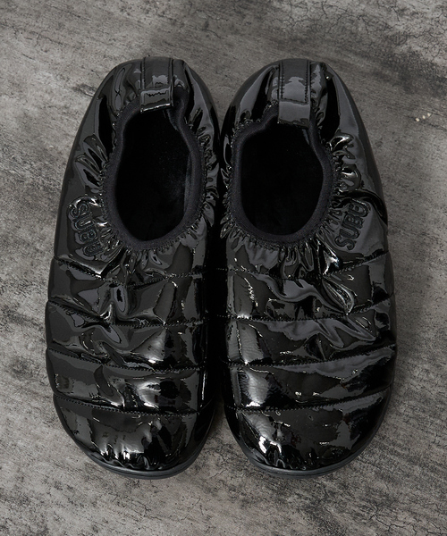 SUBU(スブ)の「【SUBU/スブ】SB041 VAMP ENAMEL / エナメル ダウンサンダル / 冬用シューズ(スリッポン・メンズ・ブラック系その他・1/2/3)」の12枚目の写真