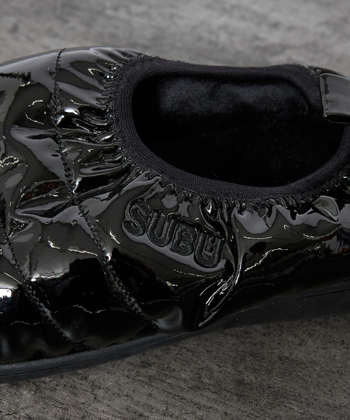 SUBU(スブ)の「【SUBU/スブ】SB041 VAMP ENAMEL / エナメル ダウンサンダル / 冬用シューズ(スリッポン・メンズ・ブラック系その他・1/2/3)」の13枚目の写真