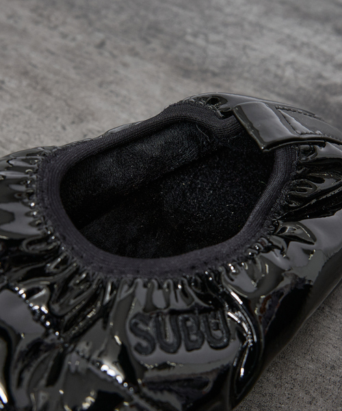 SUBU(スブ)の「【SUBU/スブ】SB041 VAMP ENAMEL / エナメル ダウンサンダル / 冬用シューズ(スリッポン・メンズ・ブラック系その他・1/2/3)」の14枚目の写真