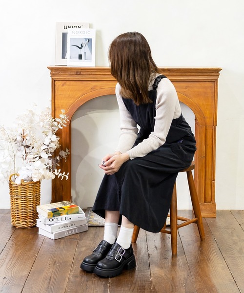 attagirl（アタガール）の「厚底ダブルストラップローファー（ローファー・レディース・ブラック/シルバー/ブラック系その他・LL/3L/S/M/L）」の19枚目の写真
