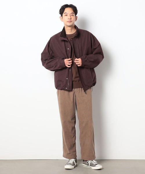 BROOKLYN OVERALL（ブルックリンオーバーオール）の「BROOKLYN OVERALL＜ブルックリンオーバーオール＞TCダックスタンドブルゾン（ブルゾン・メンズ・ダークブラウン/ブラック・LARGE/MEDIUM）」の7枚目の写真