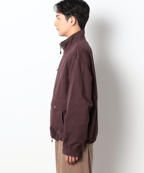 BROOKLYN OVERALL（ブルックリンオーバーオール）の「BROOKLYN OVERALL＜ブルックリンオーバーオール＞TCダックスタンドブルゾン（ブルゾン・メンズ・ダークブラウン/ブラック・LARGE/MEDIUM）」の6枚目の写真