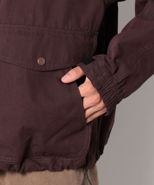 BROOKLYN OVERALL（ブルックリンオーバーオール）の「BROOKLYN OVERALL＜ブルックリンオーバーオール＞TCダックスタンドブルゾン（ブルゾン・メンズ・ダークブラウン/ブラック・LARGE/MEDIUM）」の3枚目の写真