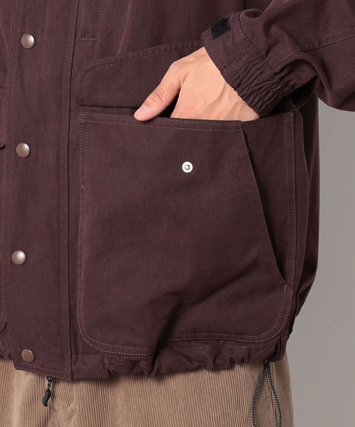 BROOKLYN OVERALL（ブルックリンオーバーオール）の「BROOKLYN OVERALL＜ブルックリンオーバーオール＞TCダックスタンドブルゾン（ブルゾン・メンズ・ダークブラウン/ブラック・LARGE/MEDIUM）」の5枚目の写真