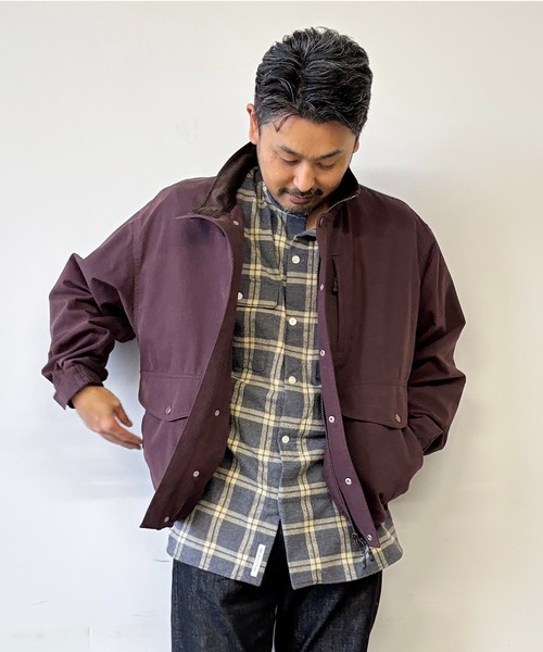 BROOKLYN OVERALL（ブルックリンオーバーオール）の「BROOKLYN OVERALL＜ブルックリンオーバーオール＞TCダックスタンドブルゾン（ブルゾン・メンズ・ダークブラウン/ブラック・LARGE/MEDIUM）」の18枚目の写真