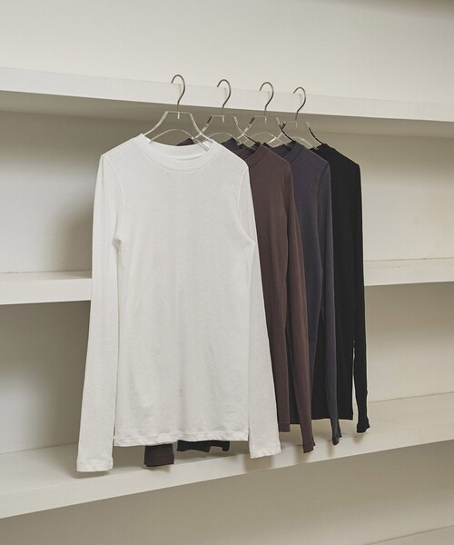 todayful トップス　ロンT ホワイト　長袖　Tシャツ　3月7日まで TODAYFUL/トゥデイフル】Highgauge Long T-shirts/ハイゲージロングT