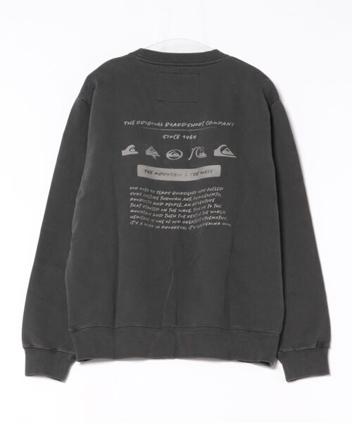 Quiksilver(クイックシルバー)の「QUIKSILVER/クイックシルバー トレーナー/スウェット バックプリント QPO254010(スウェット・メンズ・グレー/ブラック/ベージュ・M/L)」の4枚目の写真