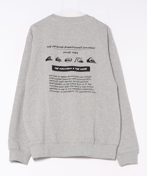 Quiksilver(クイックシルバー)の「QUIKSILVER/クイックシルバー トレーナー/スウェット バックプリント QPO254010(スウェット・メンズ・グレー/ブラック/ベージュ・M/L)」の5枚目の写真