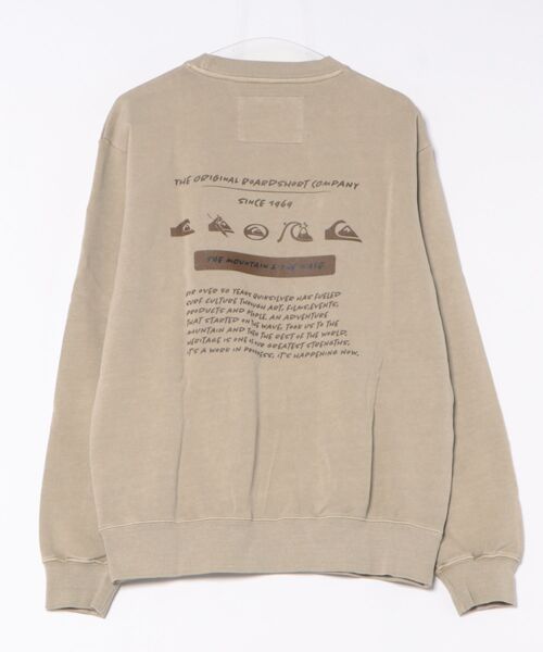 Quiksilver(クイックシルバー)の「QUIKSILVER/クイックシルバー トレーナー/スウェット バックプリント QPO254010(スウェット・メンズ・グレー/ブラック/ベージュ・M/L)」の6枚目の写真