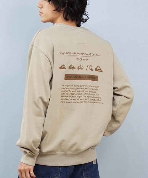 Quiksilver(クイックシルバー)の「QUIKSILVER/クイックシルバー トレーナー/スウェット バックプリント QPO254010(スウェット・メンズ・グレー/ブラック/ベージュ・M/L)」の3枚目の写真