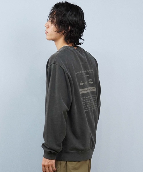 Quiksilver(クイックシルバー)の「QUIKSILVER/クイックシルバー トレーナー/スウェット バックプリント QPO254010(スウェット・メンズ・グレー/ブラック/ベージュ・M/L)」の8枚目の写真