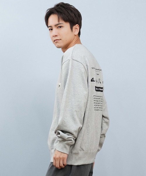 Quiksilver(クイックシルバー)の「QUIKSILVER/クイックシルバー トレーナー/スウェット バックプリント QPO254010(スウェット・メンズ・グレー/ブラック/ベージュ・M/L)」の14枚目の写真
