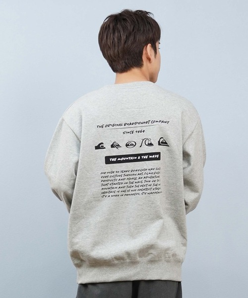 Quiksilver(クイックシルバー)の「QUIKSILVER/クイックシルバー トレーナー/スウェット バックプリント QPO254010(スウェット・メンズ・グレー/ブラック/ベージュ・M/L)」の15枚目の写真