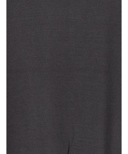 Te chichi TERRASSE（テチチテラス）の「ハーフスリーブニット（ニット/セーター・レディース・チャコールグレー/オフホワイト/ブラウン/パープル・F）」の14枚目の写真