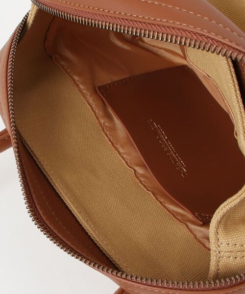 THEATRE PRODUCTS（シアタープロダクツ）の「キャンバスコンビハンドバッグM（ハンドバッグ・レディース・ブラウン/ブラック・FREE）」の5枚目の写真