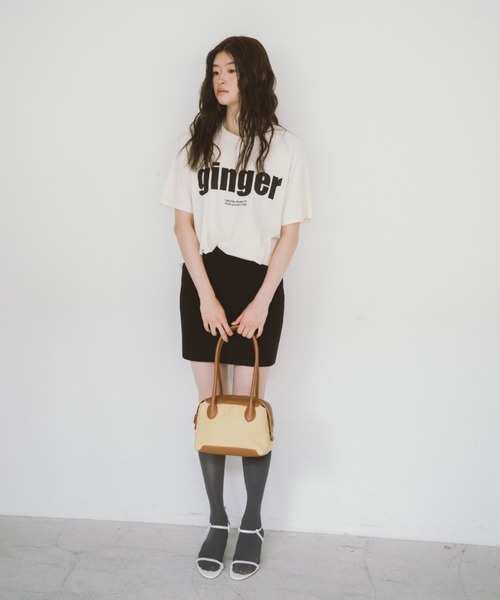 THEATRE PRODUCTS（シアタープロダクツ）の「キャンバスコンビハンドバッグM（ハンドバッグ・レディース・ブラウン/ブラック・FREE）」の7枚目の写真