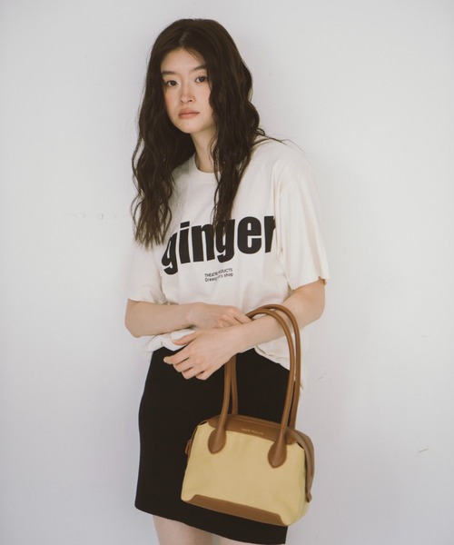 THEATRE PRODUCTS（シアタープロダクツ）の「キャンバスコンビハンドバッグM（ハンドバッグ・レディース・ブラウン/ブラック・FREE）」の9枚目の写真