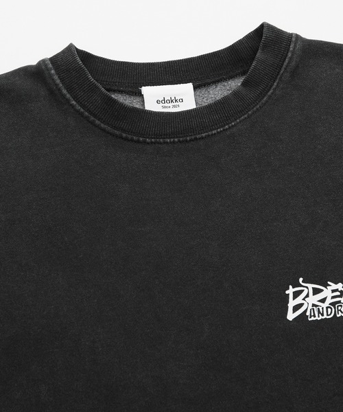 improves（インプローブス）の「CVC半起毛スウェット バックプリント 長袖 トレーナー（スウェット・メンズ・ブラック系/ブラック・LARGE/MEDIUM）」の10枚目の写真