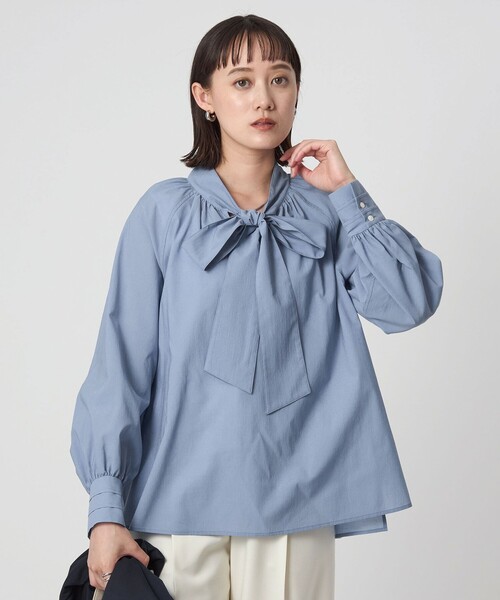 【新品タグ付き】ギャザーボウタイ長袖ブラウス 新品タグ付き】ギャザーボウタイ長袖ブラウス 楽天市場