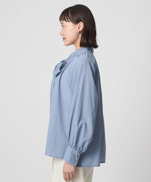 ボウタイ ギャザー ブラウス（シャツ/ブラウス）｜green label