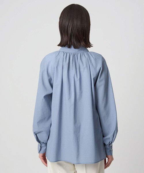 ボウタイ ギャザー ブラウス（シャツ/ブラウス）｜green label