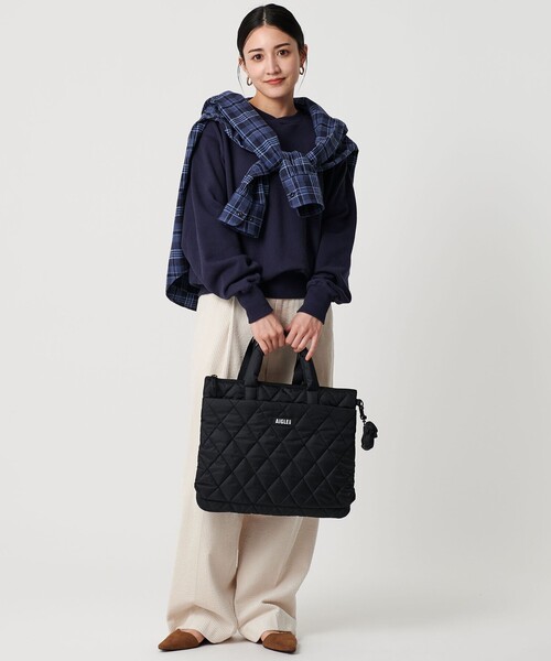 AIGLE(エーグル)の「<AIGLE>キルティング ショルダーバッグ 2WAY(ショルダーバッグ・レディース・オリーブ/ブラック・FREE)」の12枚目の写真