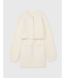 EIMY ISTOIRE | ロゴボタンニットセットワンピース(ワンピース)