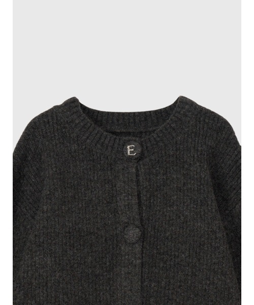 EIMY ISTOIRE（エイミーイストワール）の「ロゴボタンニットセットワンピース（ワンピース・レディース・オフホワイト/グレー/ネイビー・F）」の5枚目の写真