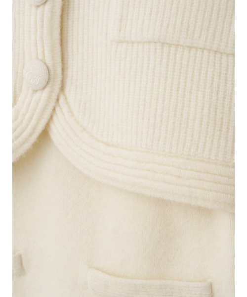 EIMY ISTOIRE(エイミーイストワール)の「LOGO KNIT SET UP(ワンピース・レディース・オフホワイト/グレー/ネイビー/ホワイト/チャコールグレー/ライトピンク・F)」の18枚目の写真