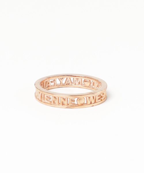 Vivienne Westwood（ヴィヴィアンウエストウッド）の「WESTMINSTER RING（リング・レディース・ブラック/シルバー/ピンクゴールド・LARGE/X-LARGE/X-SMALL/SMALL/MEDIUM/XX-LARGE）」の2枚目の写真