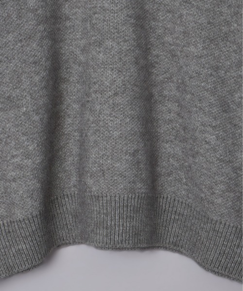 Olu.（オルドット）の「ストライプシャツドッキングニット[セットアップ可能]（ニット/セーター・レディース・ネイビー/グレー・FREE）」の17枚目の写真