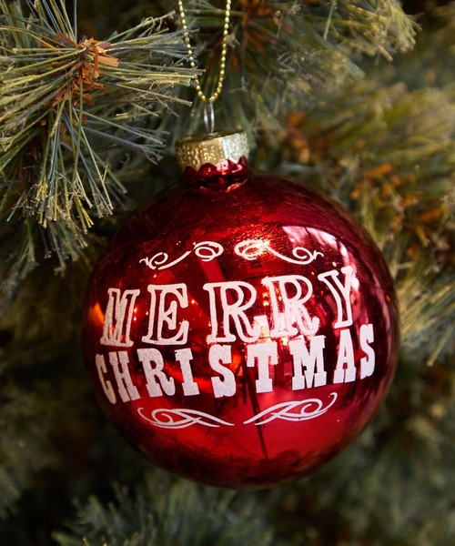  ガラスボール オーナメント グレー レッド クリスマス ツリー 飾り オーナメント BOLTZE ボルツ ガラスボール