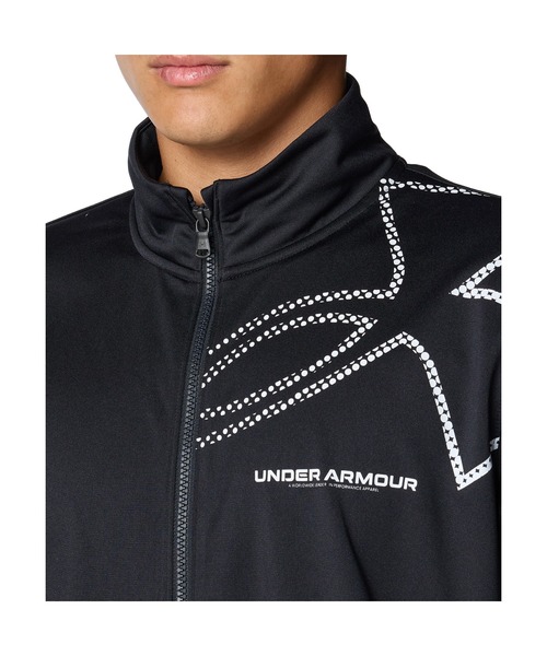 UNDER ARMOUR(アンダーアーマー)の「アンダーアーマー UAトラックスーツ(ジャージ・メンズ・ブラック/ネイビー・S/M/L/LL/3L)」の3枚目の写真